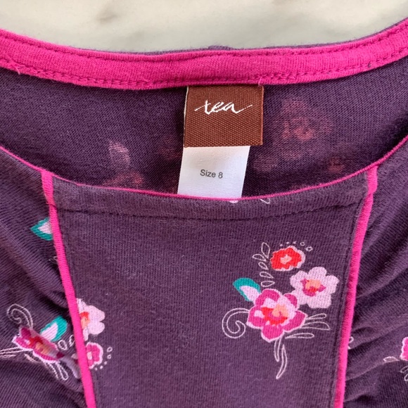 Tea Collection floral dress with leggings - Picture 5 of 6